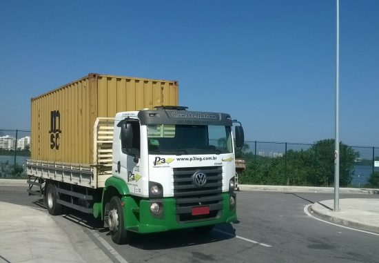 foto de um de nossos caminhões